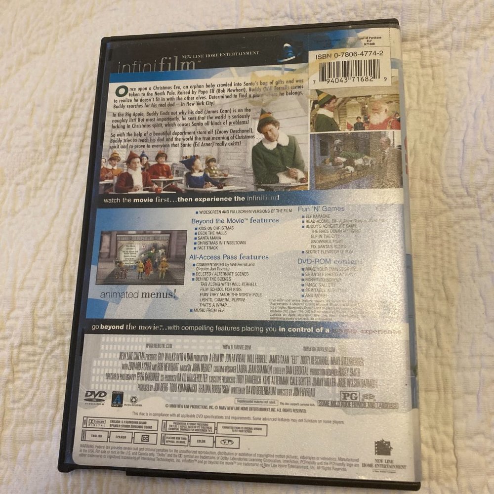 ELF DVD - Picture 3 of 3